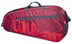Tennise kotid Wilson Junior 3 PK Racket Bag - Punane