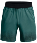 Meeste tennise&scaron;ortsid Under Armour Men's UA Armor Print Peak Woven Shorts - T&uuml;rkiissinine