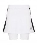 Naiste tenniseseelik EA7 Woman Jersey Skirt - Valge