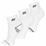 Tennisesokid Yonex Quarter Socks 3P - Valge