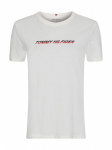 Naiste T-s&auml;rk Tommy Hilfiger Regular Graphic C-NK Tee SS - Valge