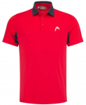 Meeste tennisepolo Head Slice Polo Shirt - Punane