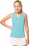 T&uuml;drukute T-s&auml;rk Lucky in Love Core V-Neck Cutout Tank Girls - T&uuml;rkiissinine