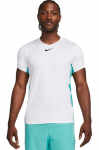 Meeste T-s&auml;rk Nike Court Dri-Fit Advantage Printed Tennis Top - Valge