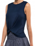 Naiste tennisetopp Lucky in Love Core Twist Front Tank Women - Sinine