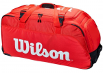 Tennise kotid Wilson Super Tour Travel Wheeled Bag 2 - Punane