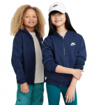 T&uuml;drukute džemper Nike Club Fleece Full-Zip Hoodie - Sinine