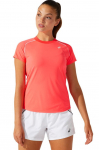 Naiste T-s&auml;rk Asics Court W Piping Short Sleeve - Roosa