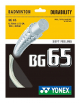 Sulgpalli keeled Yonex BG 65 (10 m) - white