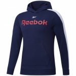 Meeste dressipluus Reebok Training Essentials Linear Logo Hoodie M - Sinine