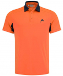 Meeste tennisepolo Head Slice Polo Shirt - Oranž