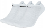 Tennisesokid Nike Everyday Cotton Cushioned No Show 3P - Valge