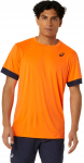 Meeste T-s&auml;rk Asics Court Short Sleeve - Oranž