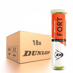 Tennisepallid karbis Dunlop Fort Clay Court 18 x 4B