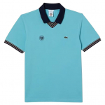 Meeste tennisepolo Lacoste Sport Roland Garros Edition V-Neck Polo Shirt - T&uuml;rkiissinine