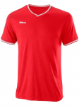 Meeste T-s&auml;rk Wilson Team II High V-neck Men - Punane