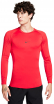 Kompressioonriided Nike Pro Dri-FIT Tight Long-Sleeve Fitness Top - Punane