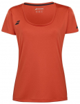 T&uuml;drukute T-s&auml;rk Babolat Play Cap Sleeve Girl - Punane