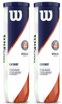 Tennisepallid Wilson Roland Garros Clay 2 x 4B