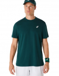 Meeste T-s&auml;rk Asics Court Short Sleeve - Roheline