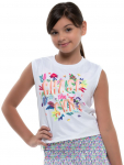 T&uuml;drukute T-s&auml;rk Lucky in Love Novelty Print Sun Chaser Tank Girls - Mitmev&auml;rviline