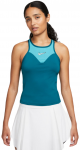 Naiste tennisetopp Nike Court Dri-Fit Slam Top - T&uuml;rkiissinine