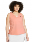 Naiste tennisetopp Nike Court Dri-Fit Victory Tank Plus Line W - Oranž