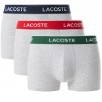 Meeste Bokserid Lacoste Stretch Cotton Trunks 3P - Hall