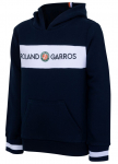 Poiste džemper Roland Garros Sweat Capuche Colour Block - Sinine