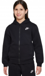 T&uuml;drukute džemper Nike Club Fleece Full-Zip Hoodie - Must