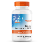 Doctor's Best Trans-Resveratrol 100 with ResVinol 100 mg 60 vcaps
