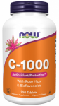 Now Foods Vitamin C-1000 with Rose Hips & Bioflavonoids 250 tab