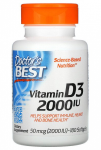 Doctor's Best Vitamin D3 50 mcg 2000 iu 180 softgels