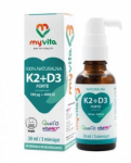 MyVita Vitamin K2 MK-7 100 mcg + D3 FORTE 4000 iu liquid 30 ml
