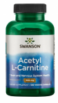 Swanson Acetyl L-Carnitine 500 mg 100 vcaps