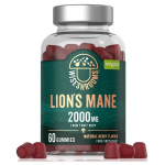 Wiseshrooms Lion's Mane Gummies 2000 mg 60 gummies