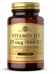 Solgar Vitamin D3 125 mcg (5000 iu) 100 softgels
