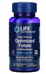Life Extension High Potency Optimized Folate 8500 mcg DFE 30 vtab