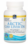 Nordic Naturals Arctic Cod Liver Oil Lemon 250 mg 90 softgels
