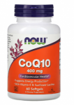 Now Foods Coenzyme Q10 400 mg 60 softgels