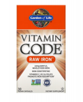 Garden of Life Vitamin Code RAW Iron 30 vcaps