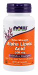 Now Foods Alpha Lipoic Acid 600 mg with Grape Seed Extract & Bioperine 60 vcaps
