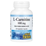 Natural Factors L-Carnitine 500 mg 60 caps