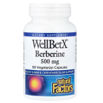 Natural Factors WellBetX Berberine 500 mg 60 caps