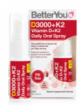 BetterYou Vitamin D 3000 + K2 Oral Spray 12 ml