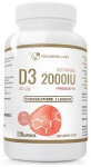 Progress Labs Vitamin D3 2000 iu + prebiotic 120 caps