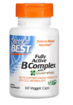 Doctor's Best Fully Active B Complex with Quatrefolic 60 vcaps