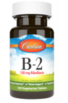 Carlson Labs Vitamin B-2 100 mg 100 vtab