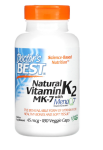 Doctor's Best Natural Vitamin K2 MK-7 with MenaQ7 45 mcg 180 vcaps