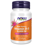 Now Foods Vitamin D-3 5000 IU 30 softgels